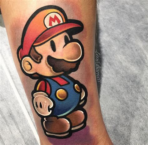 super mario tattoo